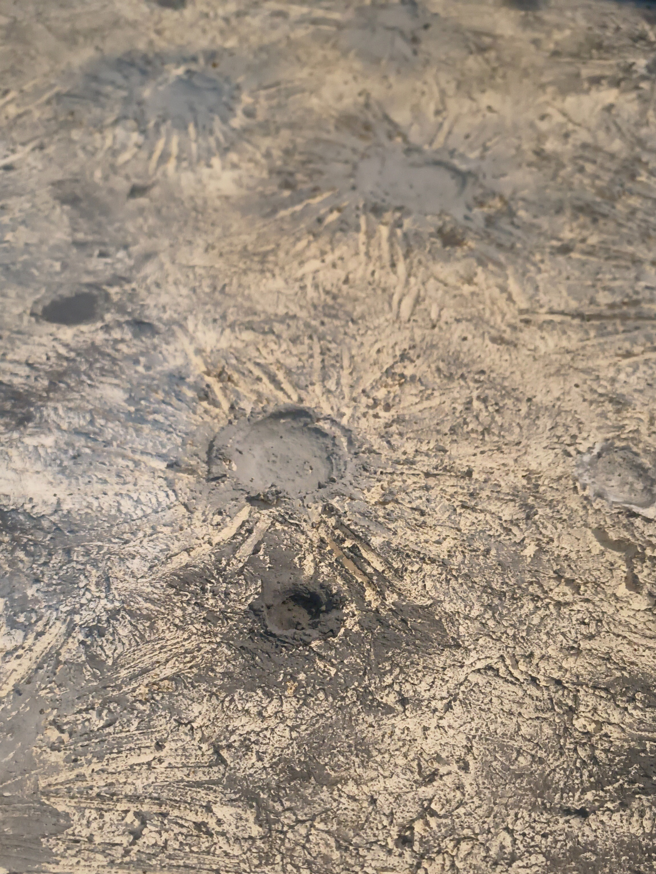 Handmade LED Moon Wall Decor – 3D Relief Sculpture