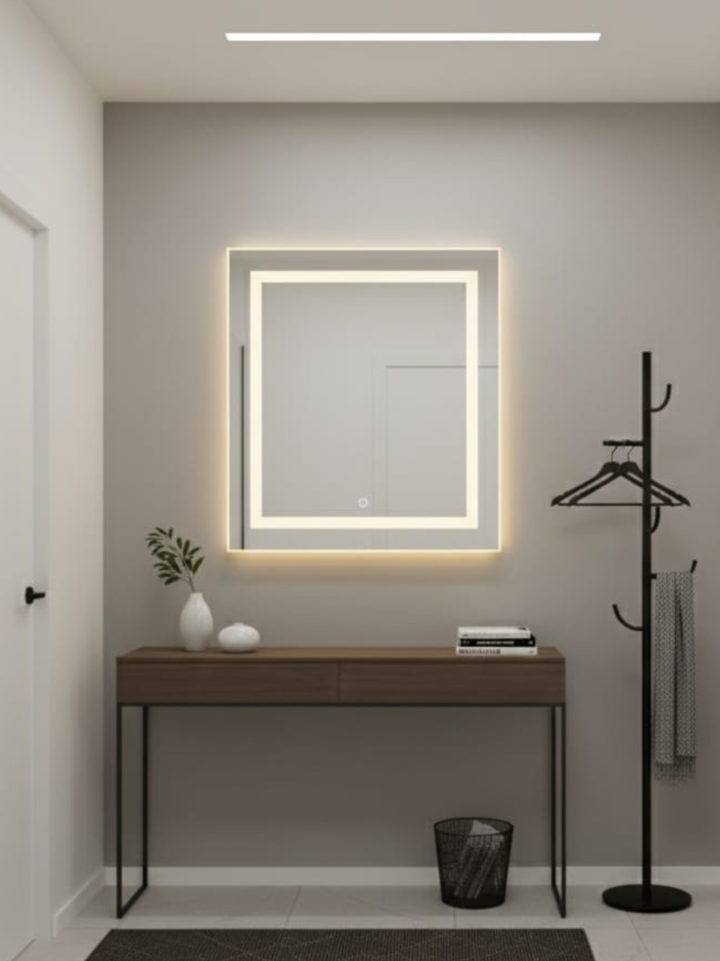 LED Mirror La Luna Anima & Art - Premium LED Bathroom Mirror with Touch Switch, 21 Sizes Available