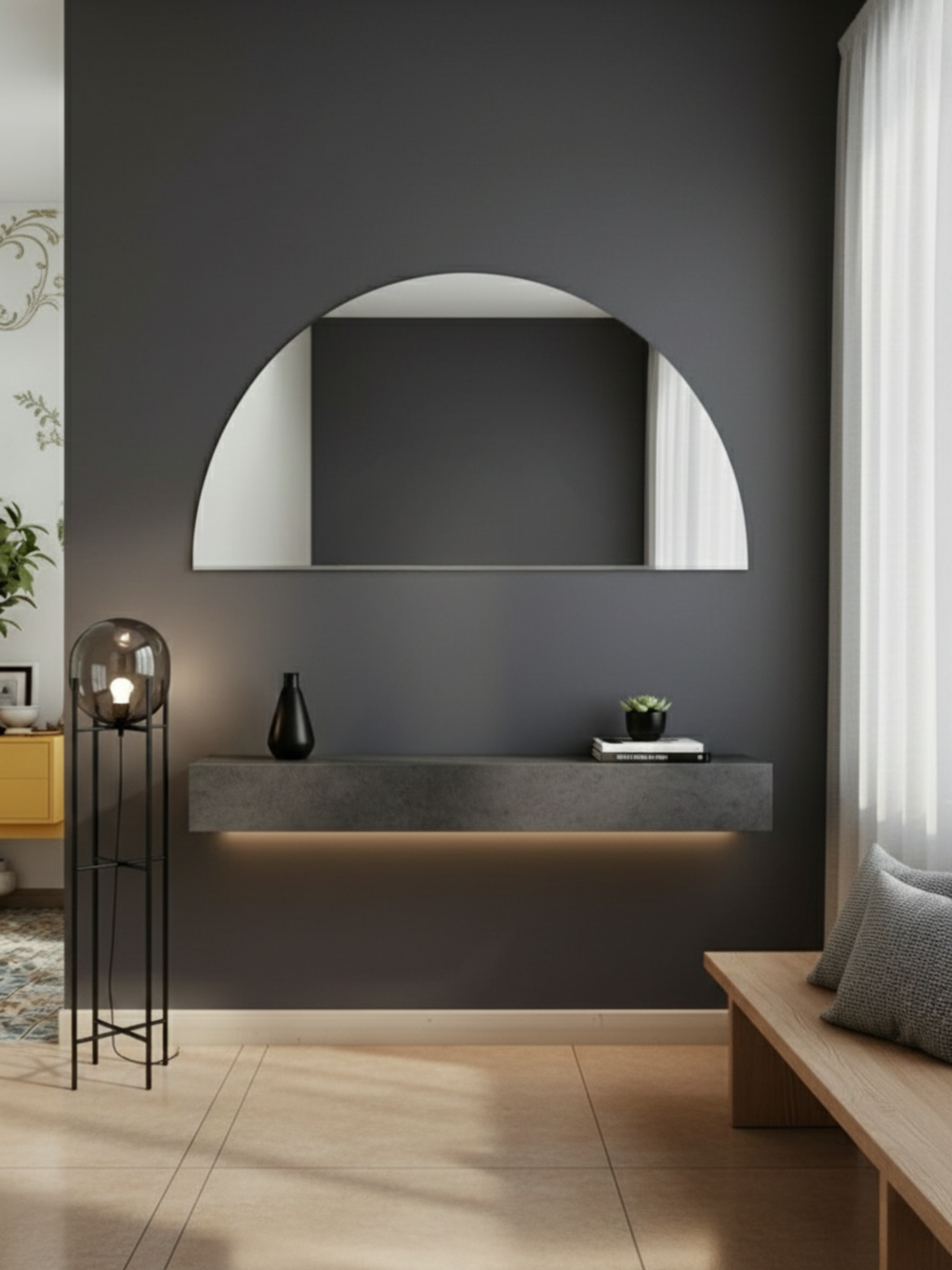 Classic Mirror Moon - 3 Sizes - Crescent