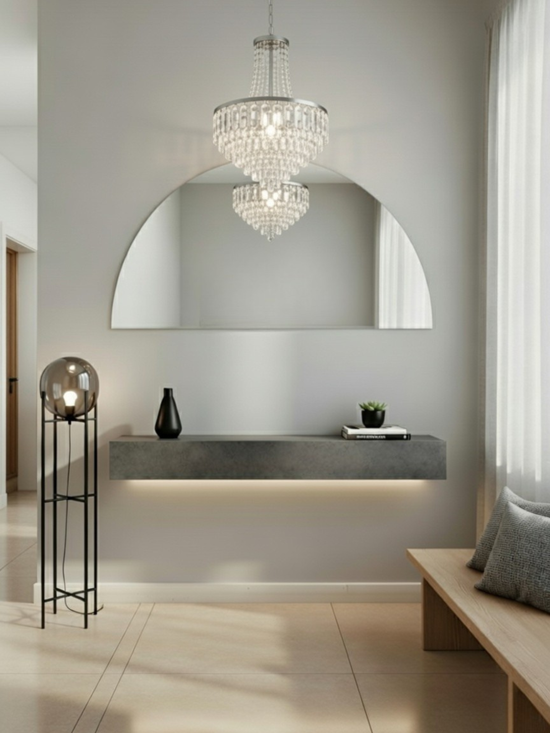 Classic Mirror Moon - 3 Sizes - Crescent