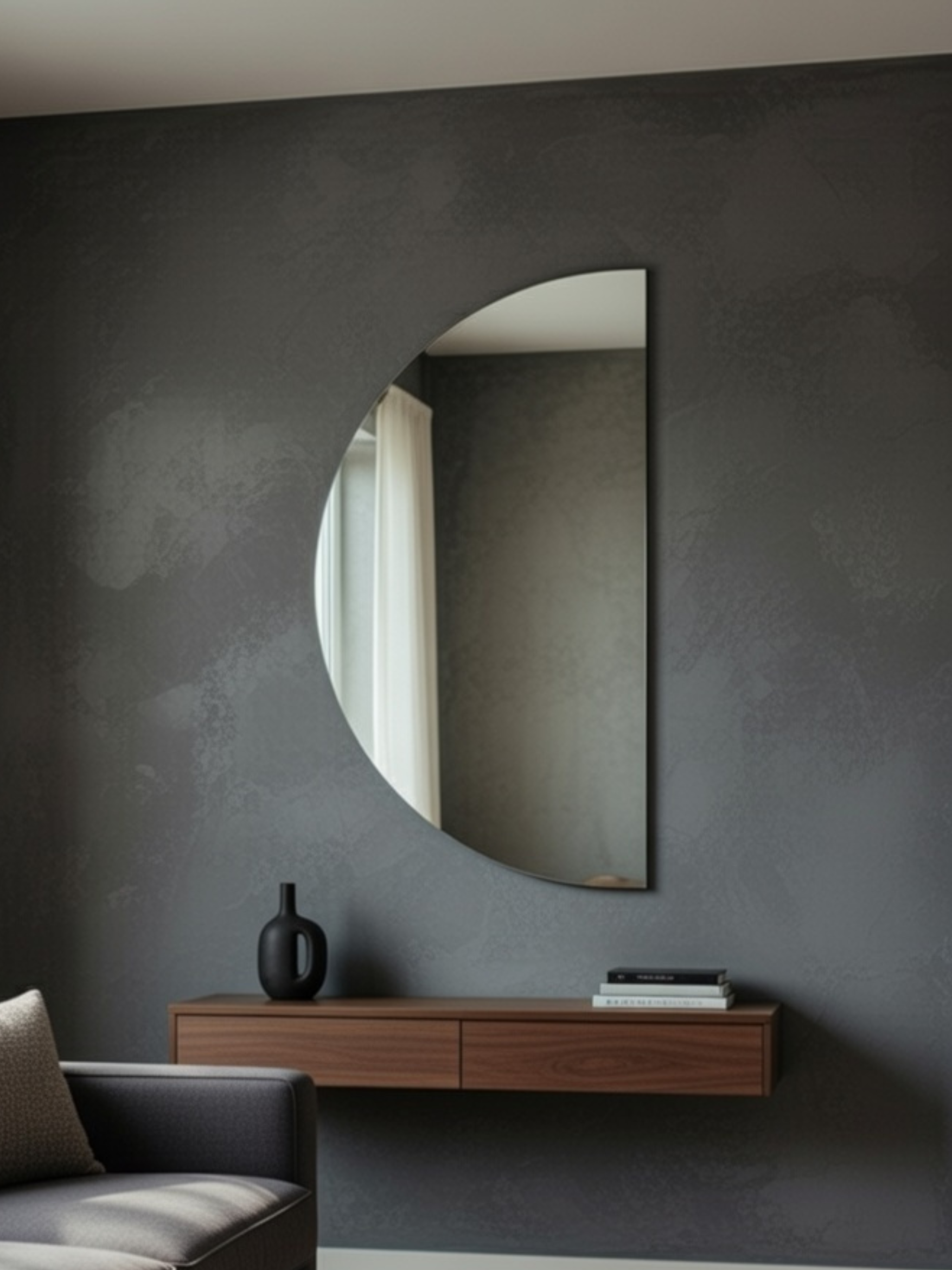 Classic Mirror Moon - 3 Sizes - Crescent