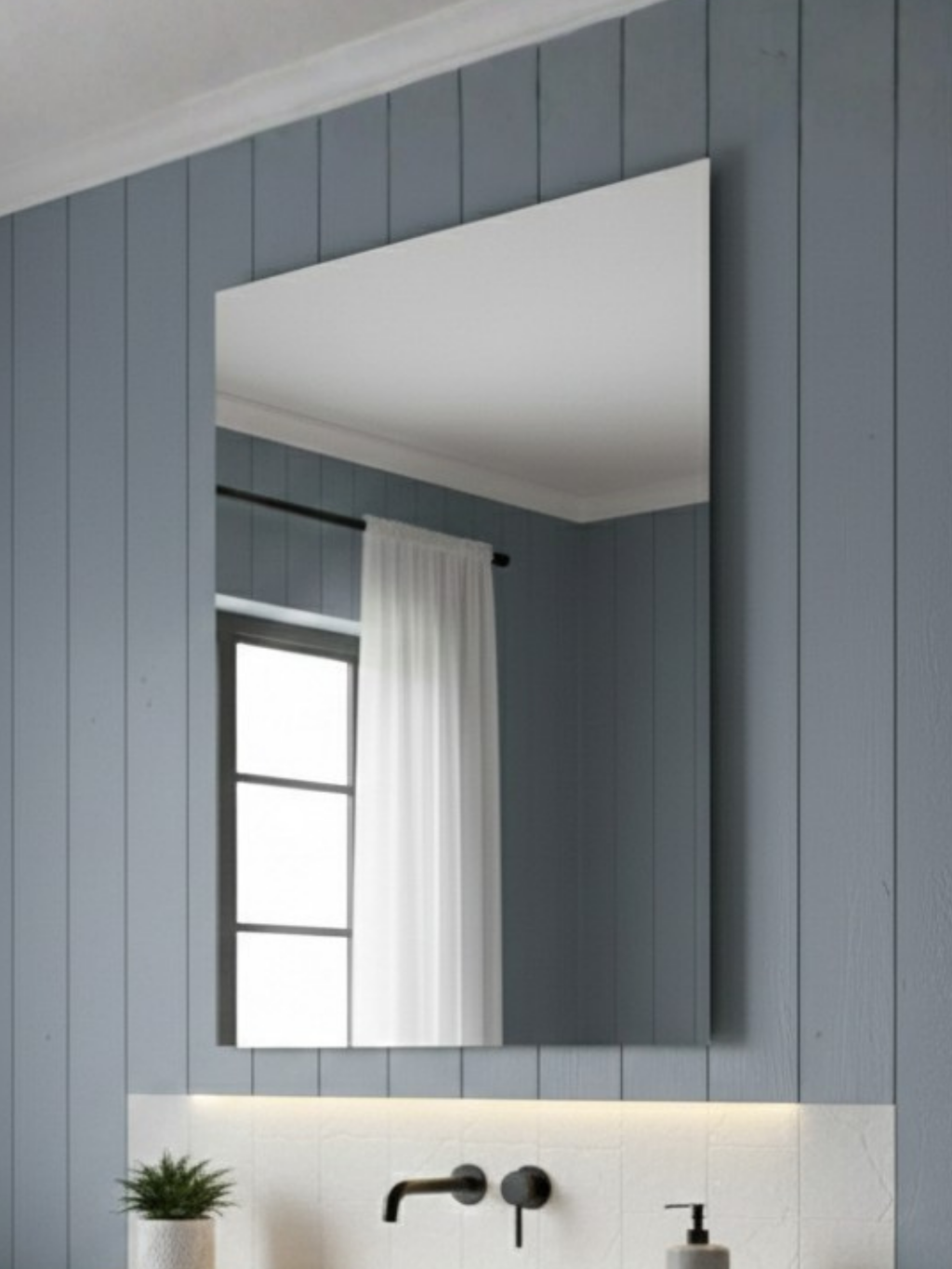 Classic Mirror Duša size options - 14 rectangular & square variants, customizable for bathroom & any interior space