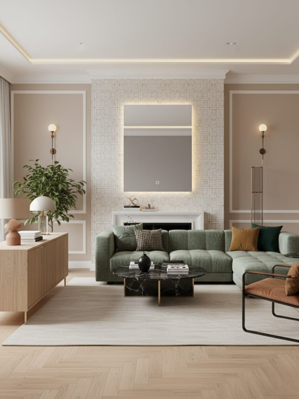 Horizon mirror size options - 21 rectangular & square variants, customizable dimensions for bathroom & interior space
