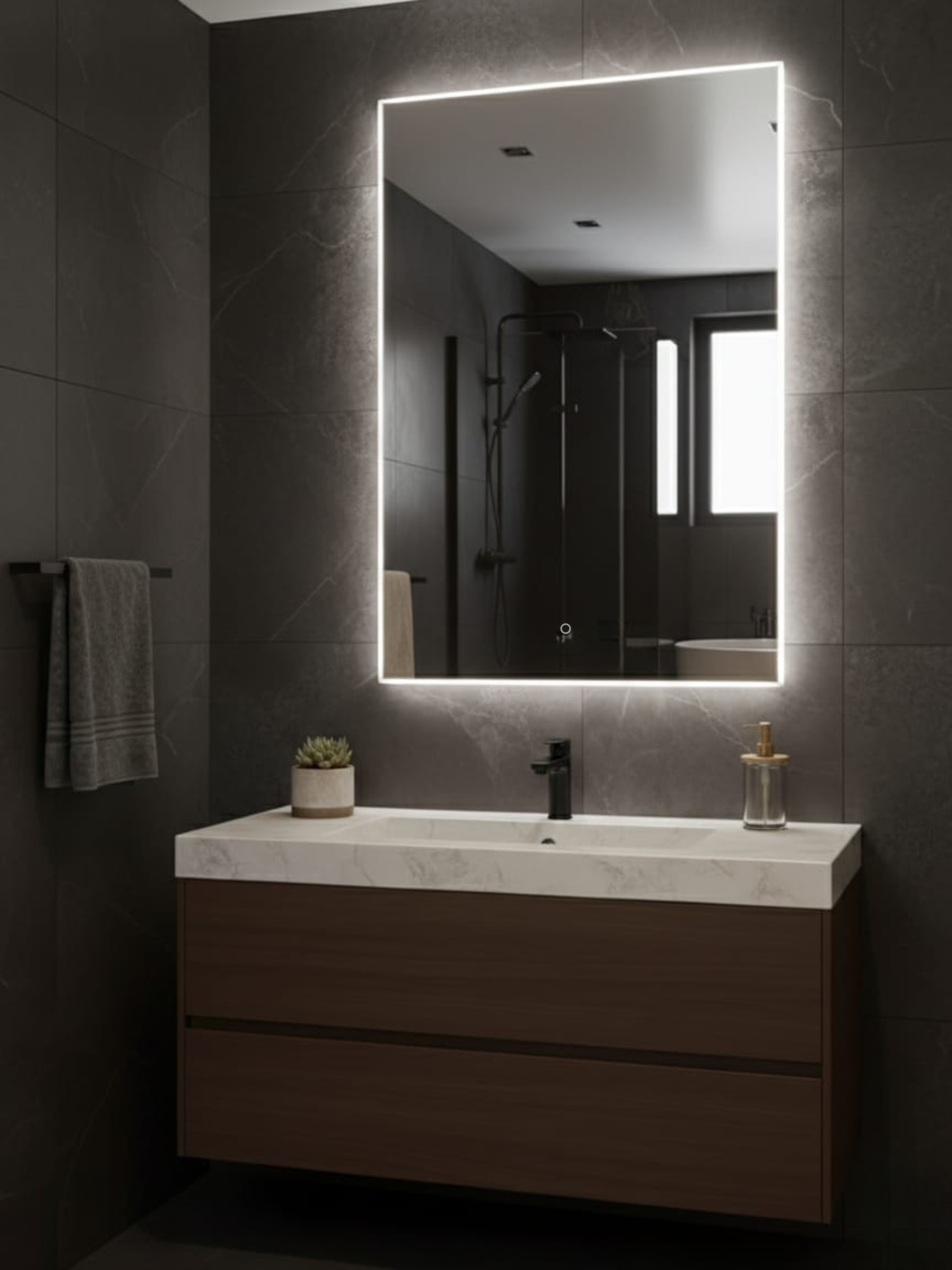 Horizon mirror quality certificates - Polish product by Anima & Art, 5-year warranty, European standards, IP65
