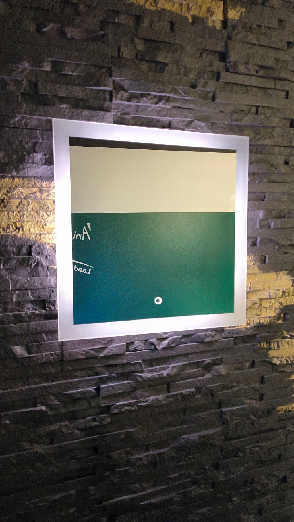 Lena LED Mirror – Wall Switch – rectangular wall mirror, spa bathroom interior