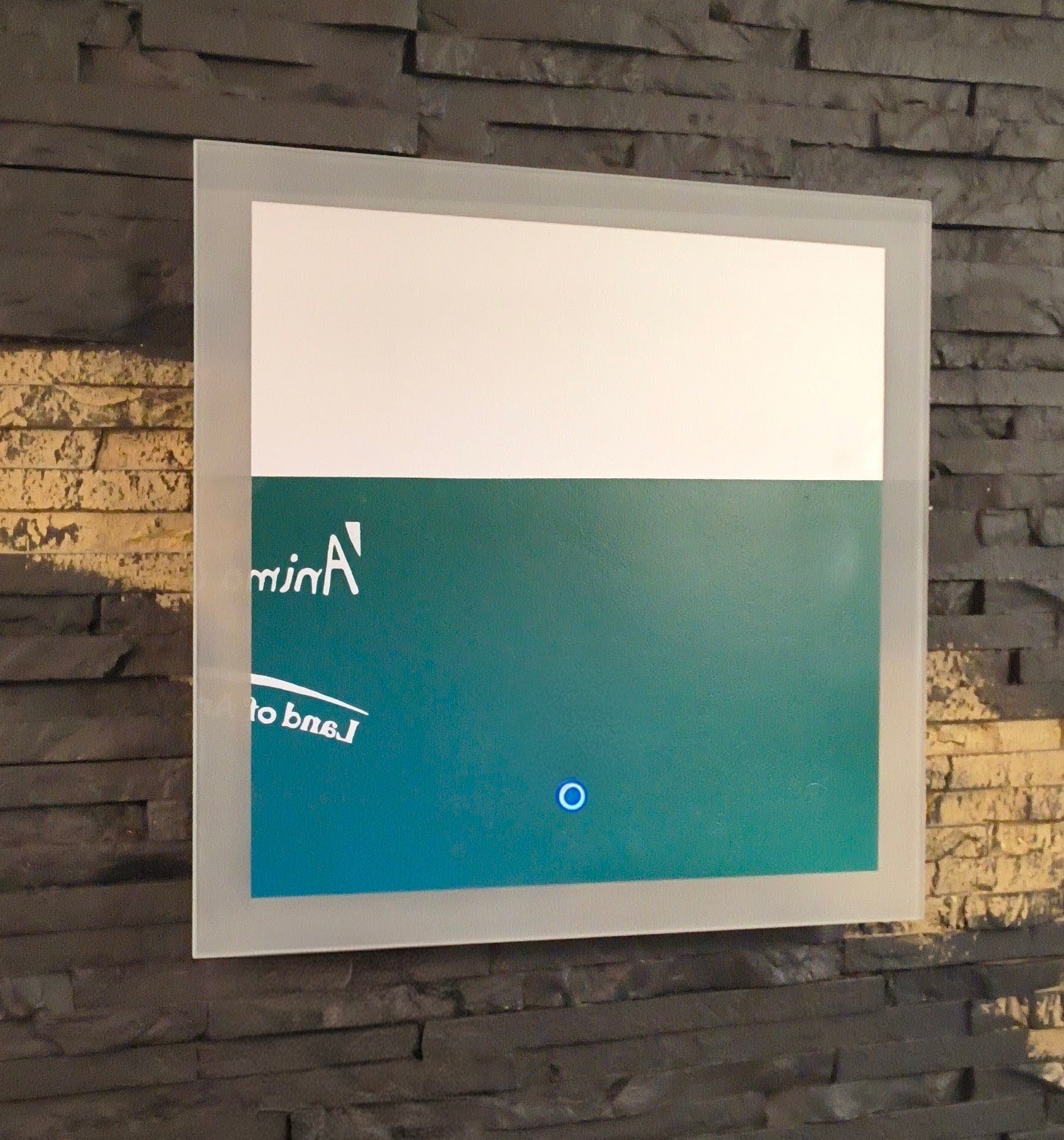 LED Mirror Lena – Wall Switch – square backlit mirror, premium bathroom interior