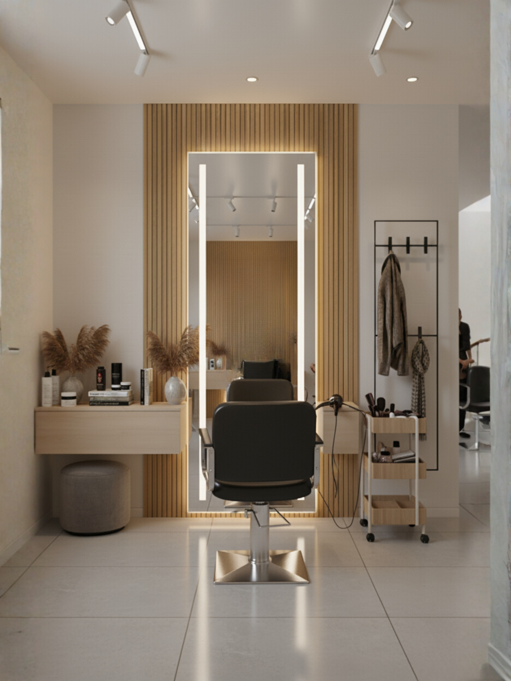 Venus mirror premium finish detail - polished edges, precision craftsmanship, made in Poland by Anima & Art
