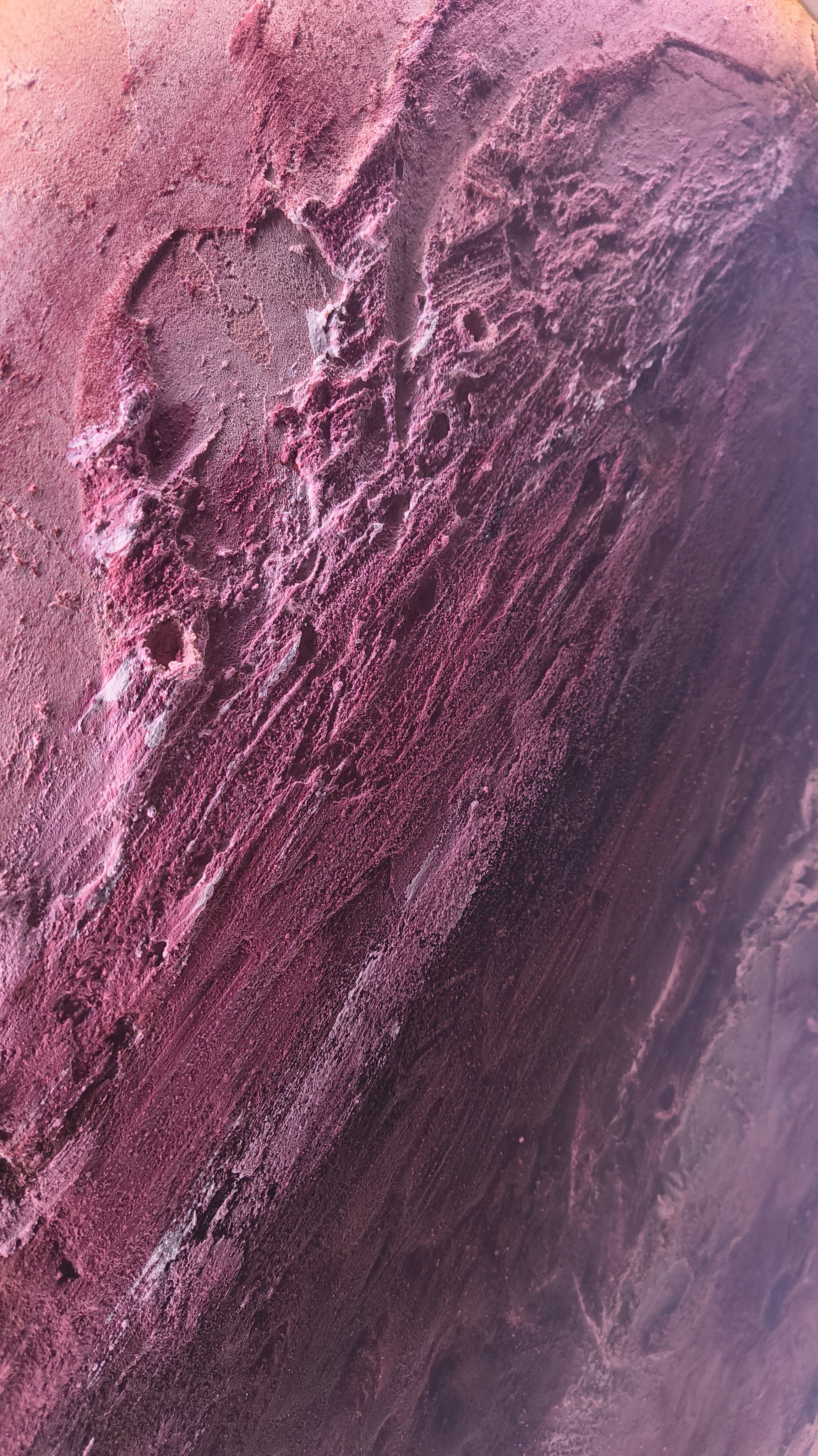 Handmade LED Mars Wall Decor – 3D Red Planet Relief Sculpture