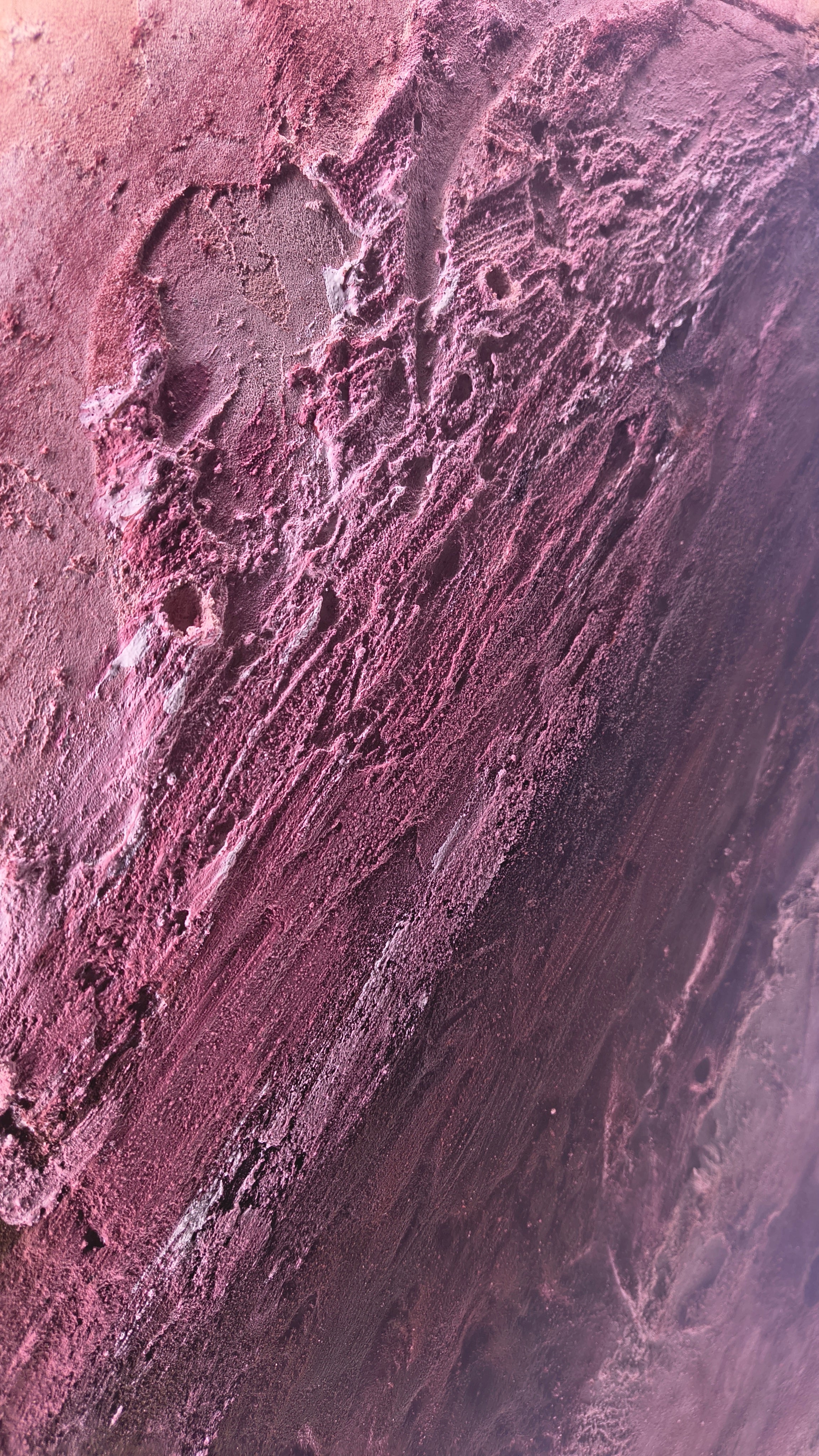 Handmade LED Mars Wall Decor – 3D Red Planet Relief Sculpture